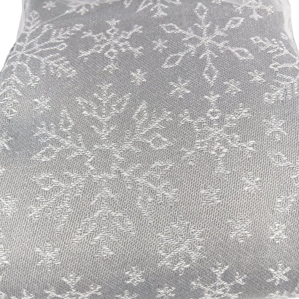 Bee & Willow-Table Cloth-60x84-Seats 6-8/White Snow- Home Gray & White-Holiday - Picture 3 of 10